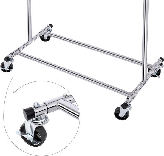O'DADDYÂ¬Ã† Kleiderständer auf Rädern - Metall - stabil bis zu 90kg