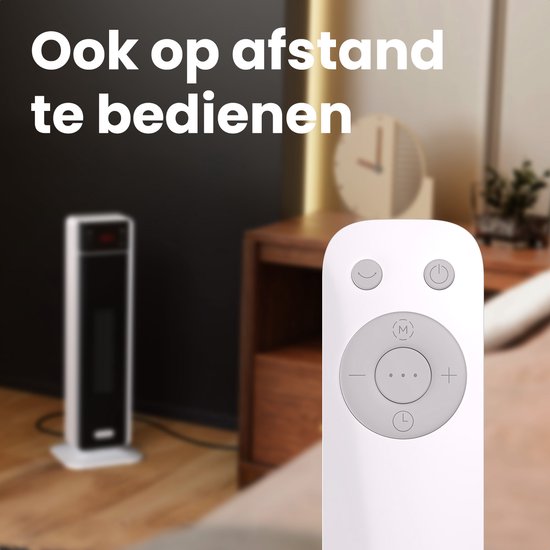 Auronic Elektroherd - Keramischer Herd - Turmherd - 2000W Heizleistung - Weiß