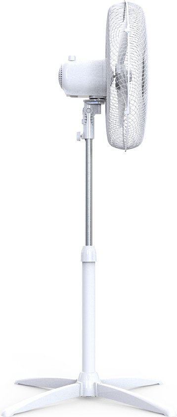 Standventilator 40 cm - 45W - 3 Geschwindigkeiten - 85° Oszillation - Höhenverstellbar - Tristar VE-5755 - Weiß