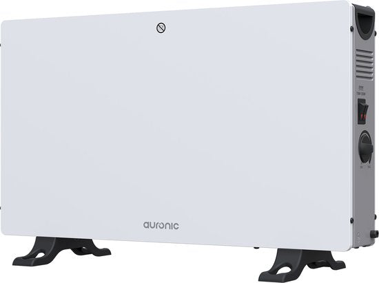 Auronic Konvektorheizung - 2000W - Elektrische Heizung - Schlafzimmer, Wohnzimmer oder Zuhause - Heizung - Weiß