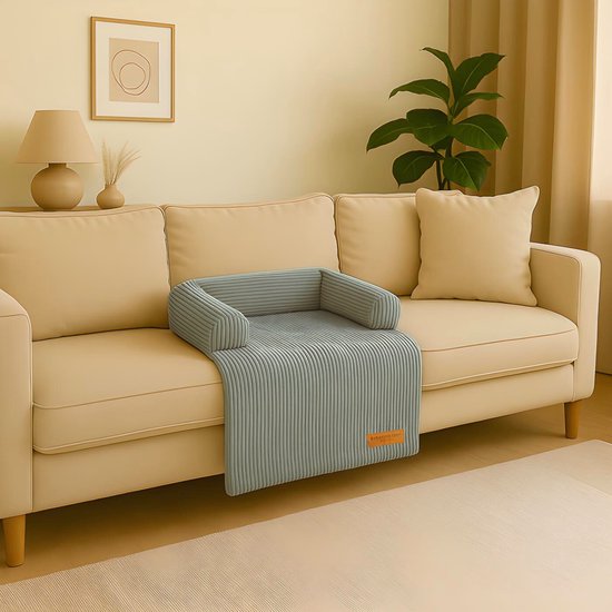 By Cee Cee Original Hundedeckenbank - Hundedeckenbank - Hundekorb - Premium - komplett mit Reißverschluss - Rippenstoff - Dunkelgrau - 75x90 - Größe S