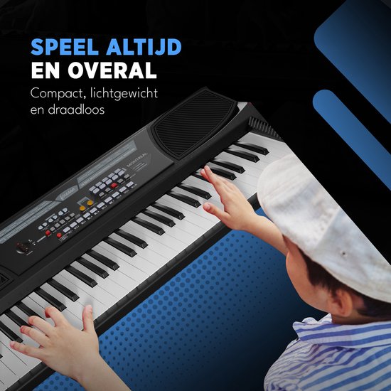 Finesse Keyboard Piano - 54 Tasten - Klavieraufkleber - Electric Piano - Digital Piano - Kind - Erwachsene