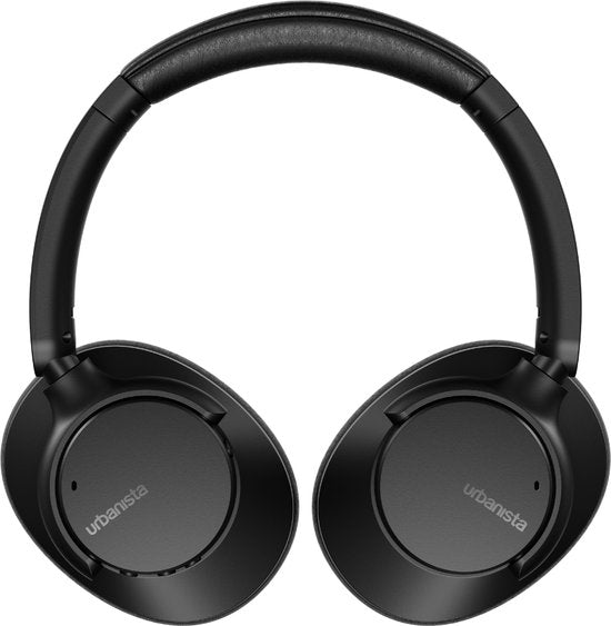 Urbanista Valencia Wireless Kopfhörer Over-Ear - Aktive Geräuschunterdrückung - 50h Akkulaufzeit - Schwarz