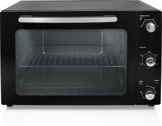Princess 112759 - Freistehender Umluftofen - 5 Stufen - 55 Liter - 2000 W - Schwarz