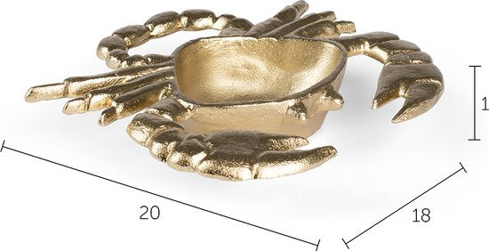 Bold Monkey Schüssel - Krabbenform - Gold
