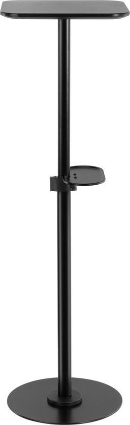 VDD - Beamer-Stativ - Beamer-Halterung - Beamer-Ständer - Beamer-Ständer - Beamer-Halter - Beamer-Tisch - Medienablage - schwarz