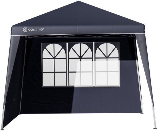 Casaria Seitenwand Pavillon 2er Set - 3x3m Partyzelt Seitenwand - Anthrazit