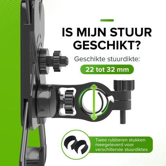 iSetchi Handyhalterung - Fahrrad & Roller - Anti-Schock
