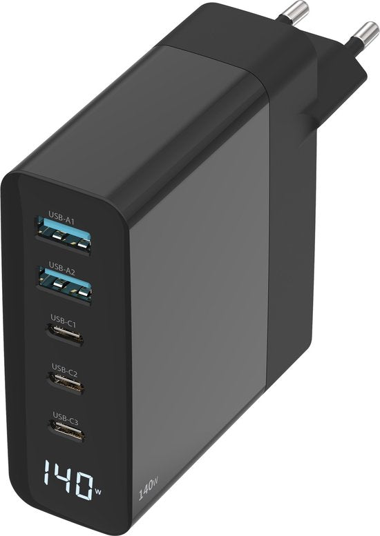 Sitecom - Ladegerät - 140W - Wandladegerät - Led-Display