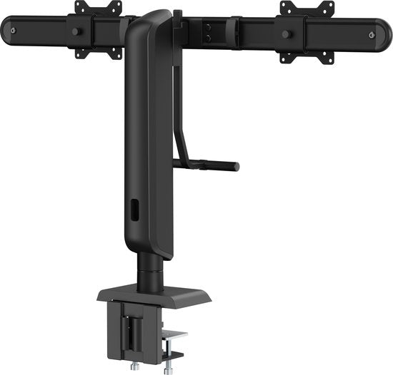 VDD – Monitorarm – Monitorarm – Monitorarm für 2 Bildschirme – Monitorarm schwarz – Monitorständer – Monitorständer – 2 Bildschirme – Bildschirme von min. 17 bis max. 32 Zoll