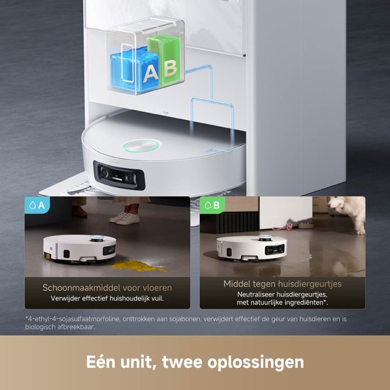 Dreame Aqua 10 Ultra Track Complete – Leistungsstarker 2-in-1-Roboterstaubsauger mit selbstreinigendem Wischmopp – Hinderniserkennung und automatische Entleerungsstation – 25.000 Pa Saugkraft – Überwindet Schwellen bis zu 6 cm