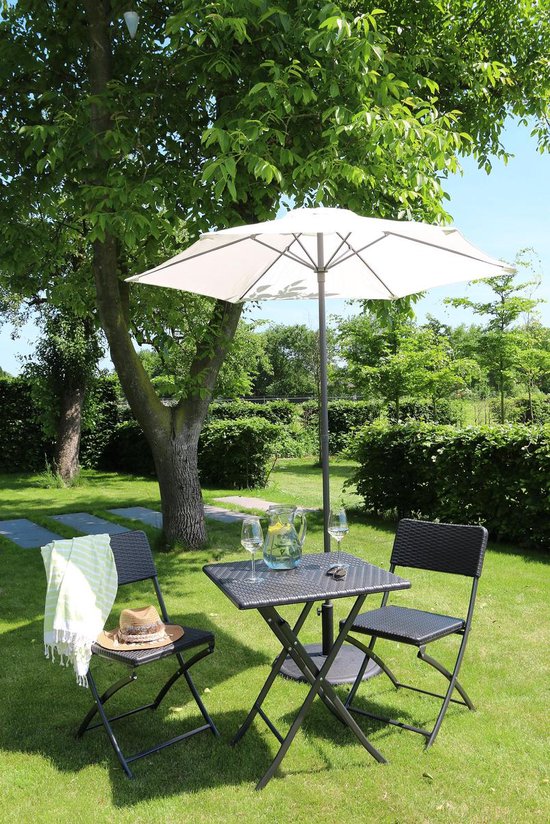 PimXL Sonnenschirm - Ã˜200cm - Weiß