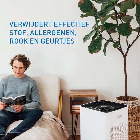Medify Air MA-112 Luftreiniger - 855 m³/h Luftreiniger - Ionisator & HEPA H13 Filter - 4 Modi + Schlafmodus - Bis zu 342 m² pro Stunde - Gegen Heuschnupfen, Hausstaubmilben & Allergien - Weiß