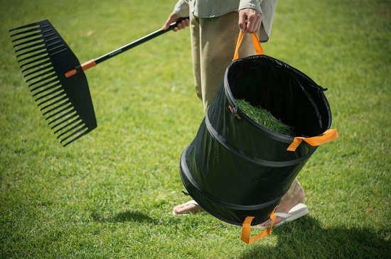 Fiskars Gartenabfallsack – Solid™ Gartensack – Faltbarer Gartenabfallsack – Pop-up – 172 Liter