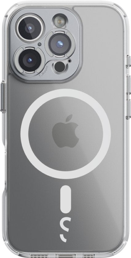 iPhone 16 Pro Kameratasche transparent - Quick Lens Attachment - kristallklares Design - MagSafe-kompatibel - 2M Fallschutz - langlebiges Recycling-Material - drahtloses Aufladen