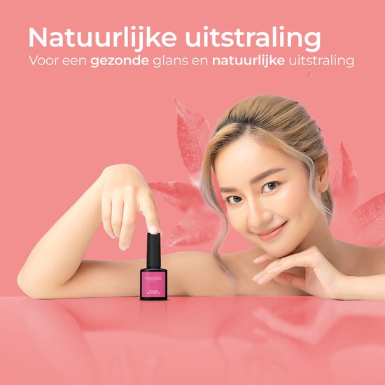 Moods Gellac BIAB - Builder in a Bottle - BIAB Nagelaufbau-Gel - Nude Pink - HEMA & TPO Frei