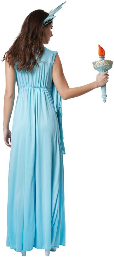 Dressforfun Göttin der Freiheit M - fancy dress costume halloween dress up party wear carnival costume carnival party dress - 302519