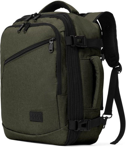 TRVLMORE Reisetasche - 25L Rucksack - Handgepäck - Spritzwassergeschützt - Rucksack - Wochenendtasche - Damen und Herren - Grün