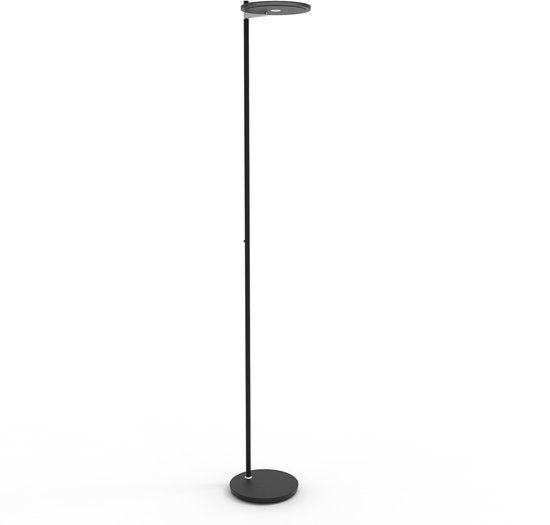 Steinhauer Stehleuchte Turound - schwarz - Metall - 27 cm - eingebautes LED-Modul - 2993ZW