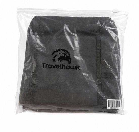 Travelhawk Auto-Organizer - Autositz-Organizer für Kinder - Mit iPad-Halterung - Schwarz