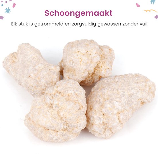 Partizzle 25x Grobstrass Geoden - Machen Sie Ihre eigenen offenen Baugruppen - Machen Sie Kristalle / Edelsteine Mineralien - Share Geschenke für Kinder - Grabbelton Treat Geschenke - Medium 2/4 cm