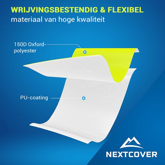 NEXTCOVER® Universal-Regenschutz für Fahrradhelme - 100% wind- und wasserdichter Helmüberzug - Reflektierender Fahrrad-Regenschutz für alle Helme - Wasserdichter Helmüberzug mit reflektierenden Sicherheitsmarkierungen