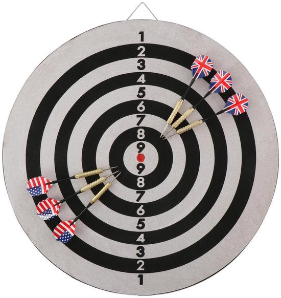 Lifetime Dartscheibe Deluxe mit Pfeilen 45cm