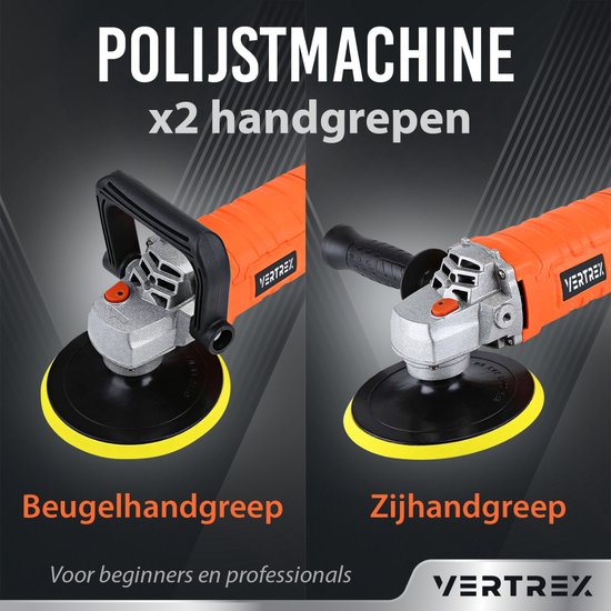 VERTREX Polierer - Poliermaschine für Autos - Polierscheiben - Poliermaschinen