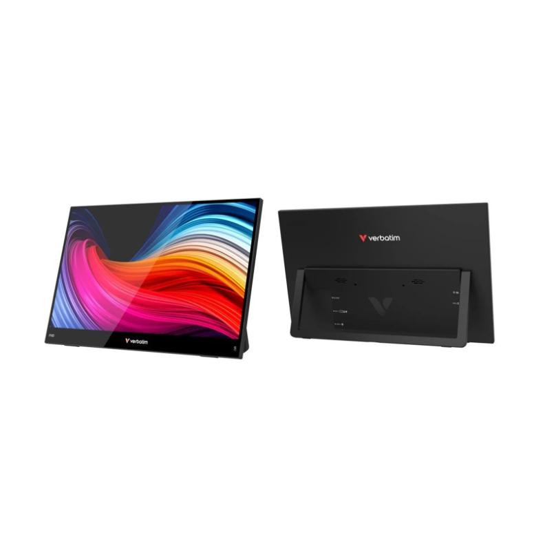 Verbatim Portable Touch Monitor 15,6 Zoll - Full HD 1920x1080 - Touchscreen - Schwarz