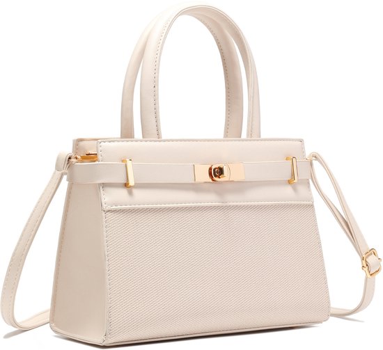 Aramae® - Handtasche Damen - Crossbody Bag Damen - Umhängetasche Damen - Geschenk für Frauen - Weiß
