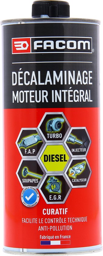 Facom Diesel Engine Cleaner 1L - Additiv - reinigt Partikelfilter, EGR-Ventil, den Turbo und Katalysator