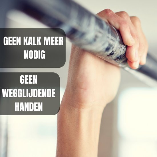 Sandside CrossFit Grips Elite 2.0 - Klebrige Handgriffe - Keine Kreide - Fitness-Handschuhe - Fingerlose Griffe - Himmelblau L/XL