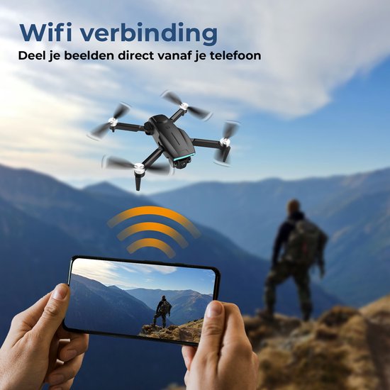 Denver Drohne mit Dual-Kamera - Steuerung über App (WiFi) - Live-Ansicht - für Outdoor - Erwachsene und Kinder - DCW3520