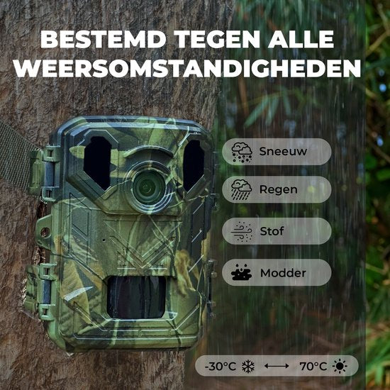 Denver Wildkamera mit Nachtsicht - 4K Ultra HD - 50MP - LCD-Bildschirm - wasserdicht - WCS5023