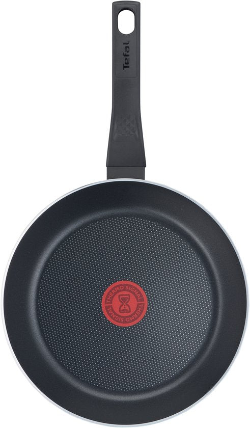 Tefal Easy Cook & Clean - Bratpfannen-Set - Ø24 und Ø28 cm - Nicht für Induktion geeignet - Antihaftbeschichtung - Aluminium - Schwarz