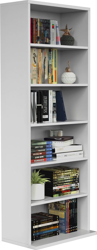 Schränke - 6 Fächer CD-Schrank - CD oder Spiele aufbewahren - offener Wandschrank