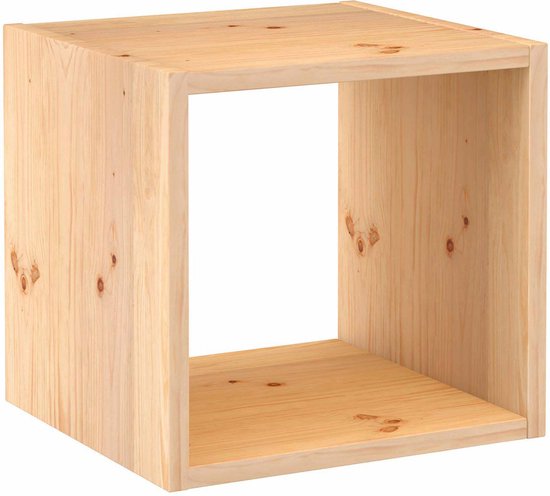 Astigarraga Fächerschrank offen - PEFC Kiefer - 36x36cm