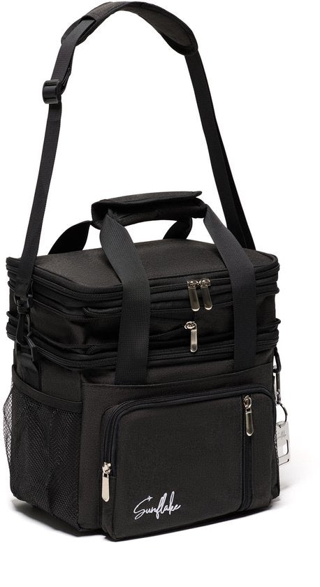 Cool Bag Lunch - Cool Bag Small - 15 Liter Lunch Bag Adult - Lunch Bag für Frauen & Männer - Schwarz - Sunflake