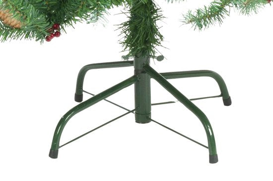 Weihnachtsgeschenke Weihnachtsbaum Empire Fichte mit Schnee und Tannenzapfen - 180 cm - 708 Knospen
