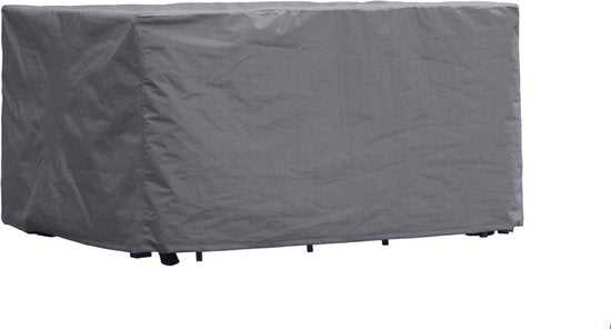 Perel Outdoor-Abdeckung für Garten-Set, grau, rechteckig, 165 cm x 135 cm x 95 cm