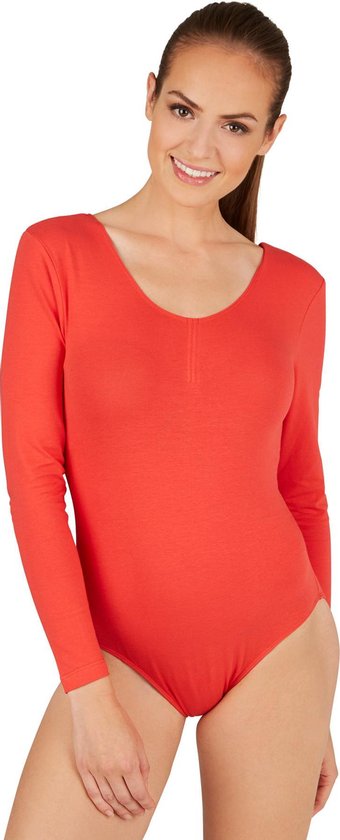 Dressforfun Shapewear Langarm-Body – Rot – Damen – Größe L