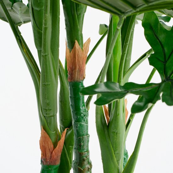 Mica Decorations Philodendron Künstliche Pflanze - H120 x Ø80 cm - Grün