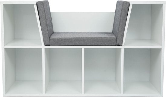 Schuhschrank mit Sitzkissen - Schuhregal Flur Schlafzimmer