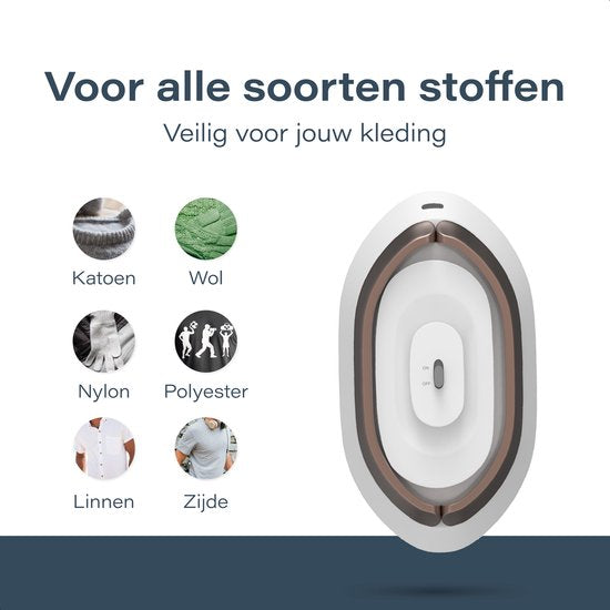 Skoov Reisebügeleisen - Mini-Dampfbügeleisen - Kompakt & tragbar - Trocken- und Dampffunktion