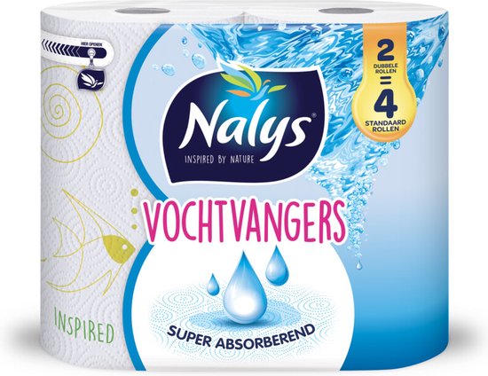 Nalys Küchenpapier-Feuchtigkeitsfänger 2 Stück.