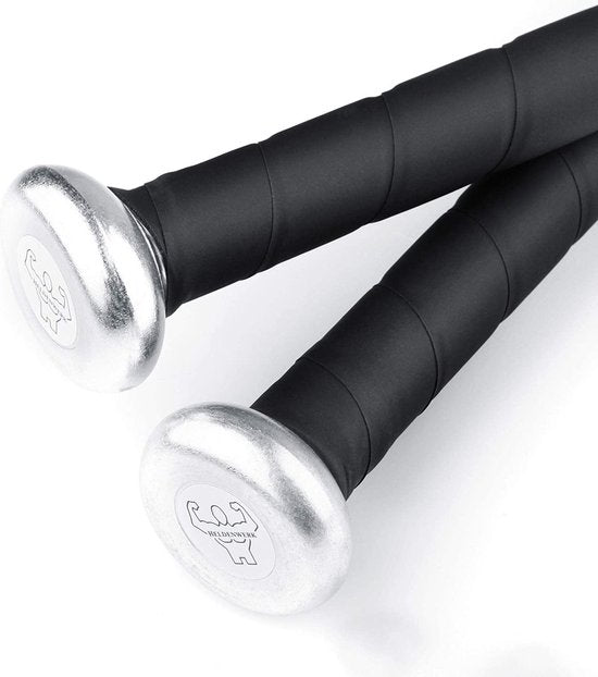 Baseballschläger aus Holz oder Aluminium - Rutschfester Griff - Massiv gefertigt 31 Zoll