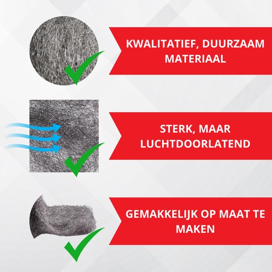 Steelwool Premium Mäuse Stahlwolle für Abwehr - 3,5 Meter - 210 Gramm - Inkl. Schere