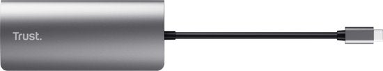Trust USB-Hub – USB-Splitter – USB-Verteiler – USB-Anschlusserweiterung – Grau