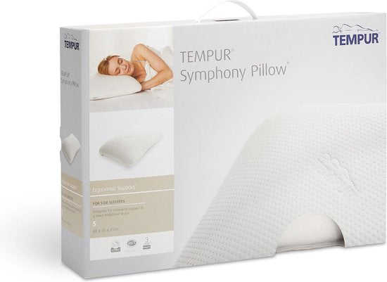 TEMPUR Symphony Kopfkissen – Ergonomisch für Rücken- & Seitenschläfer – 63 x 43 x 11 cm