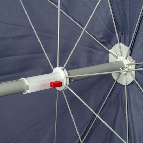 Bo-Camp - Sonnenschirm - Mit Knickarm - Ø 200 cm - Blau